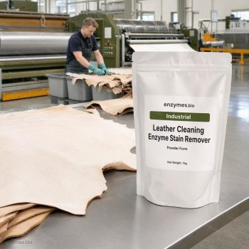Leather Cleaning Enzyme Stain Remover Industrial Powder — industrial enzyme by enzymes.bio