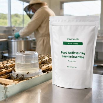Food Additives 1kg Enzyme Invertase Powder Bulk Invertase Enzyme 30,000 U/g – Making Sugar Syrup for Feeding Bees