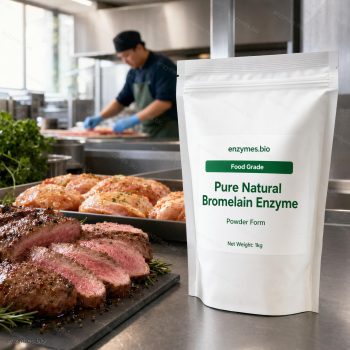Pure Natural Bromelain Enzyme Food Grade Powder — industrial enzyme by enzymes.bio