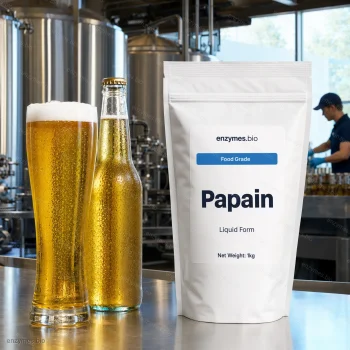 Papain Food Grade Liquid — industrial enzyme by enzymes.bio